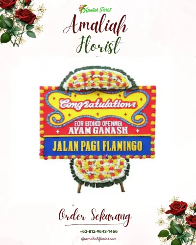 Bunga Papan Congratulation di Kwadungan Gunung